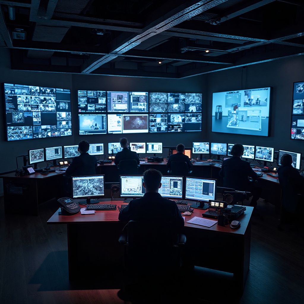Control room game master monitoring systems