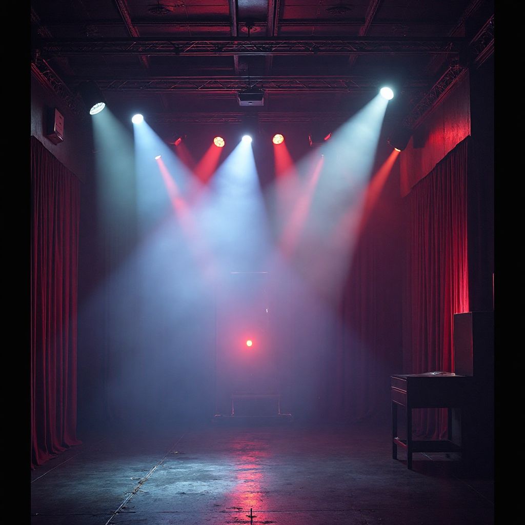 Special effects lighting theatrical production